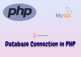 database connection in php